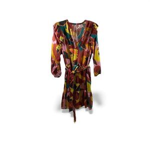 Marine Layer NWT Elise Mini Dress in Exploded Floral Size XL